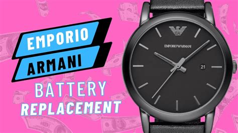 armani watch replacement battery